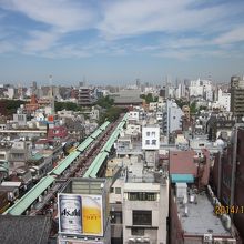 展望テラスから