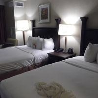 ベットは広々してます。