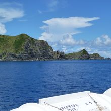 フェリーより、事前に場所を確認、カメラの望遠無しだと・・・