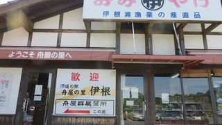 全国でも珍しい「舟屋」を展望