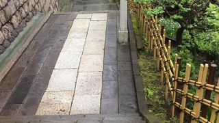 神田明神の社務所の裏