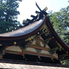 御本殿の屋根