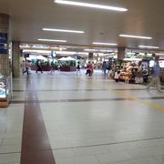 大きな駅です