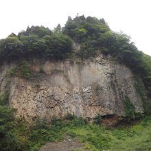 厳立峡で撮影