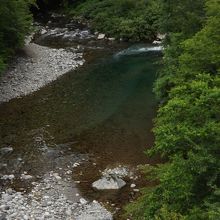 厳立峡で撮影