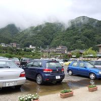 昼神温泉のホテル「天心」横にある大駐車場