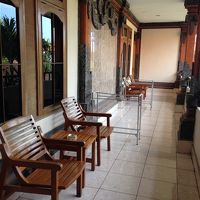 仕切り無しのバルコニー