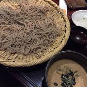 そばが食べたくて。