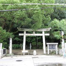 入口・・・本殿は山の上にあります