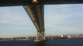 再び橋の下をくぐりました