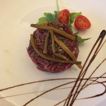 キアナ牛のタルタル