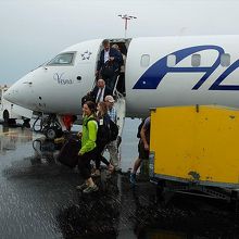 小雨のリュブリャーナ到着。