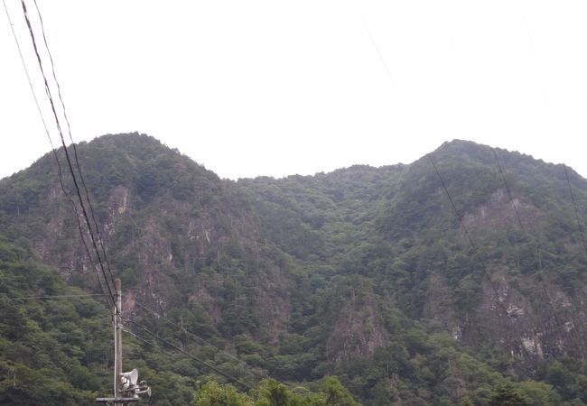 下呂観光　(9)　屏風岩（びょうぶいわ）を見学