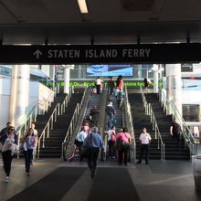 スタテン島フェリーの乗り場