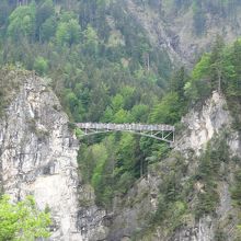 ノイシュヴァンシュタイン城から見たマリエン橋