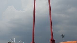 巨大ブランコで有名