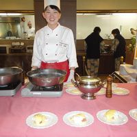 朝の手作り卵料理がおいしくておかわりしました。