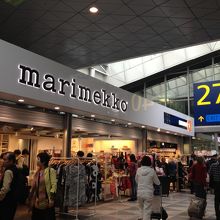 マリメッコのショップ。