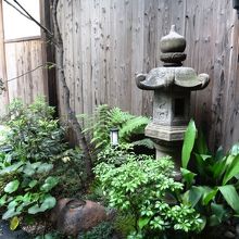 京都感いっぱいの坪庭