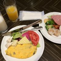 朝ごはんのオムレツは美味しかったです