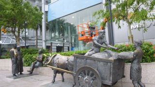 シンガポール川沿いに点在する