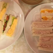 サンドイッチ、美味です〜！