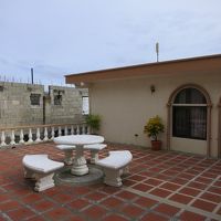 ここにダイビング器材干しても良し、お酒飲んでも良し