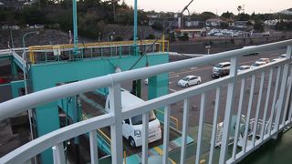 出航時の様子を見学するのが面白いです