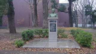 木々に包まれて建っています