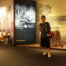 展示コーナーにて