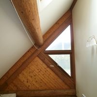 ログハウスならではのお部屋です。