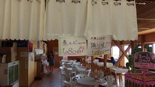 野付半島唯一の休憩場所