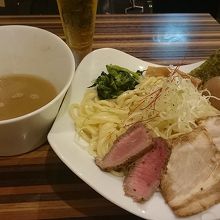 牛骨スープのつけ麺