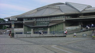 駅前の施設です