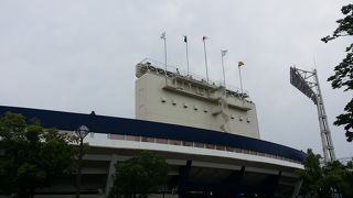 横浜スタジアムがある公園