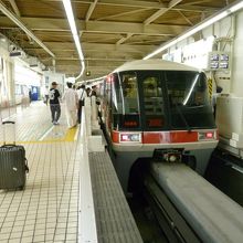 ２面１線の浜松町駅！