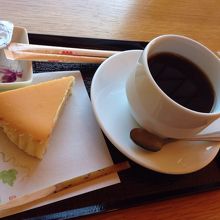 チーズケーキと珈琲 美味しかったです