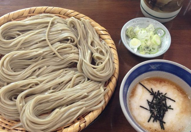 山の人気のお蕎麦やさん