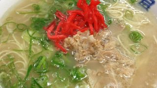 あっさり味のラーメン