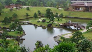 まだ新しい庭園