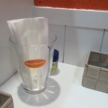 イートインのテーブル