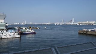 山下公園から見るベイブリッジ