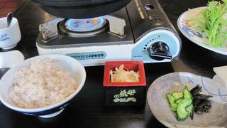 薄味だった手延べはっと膳