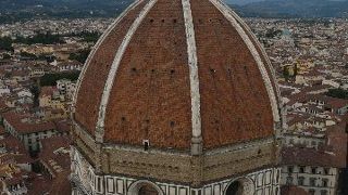 フィレンツェの町を一望