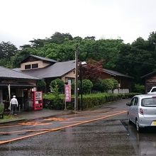 本当に山の中です。