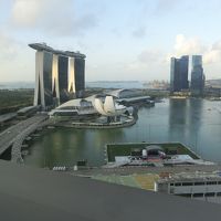部屋からマリーナベイサンズが！