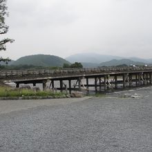 嵐山公園から見た渡月橋