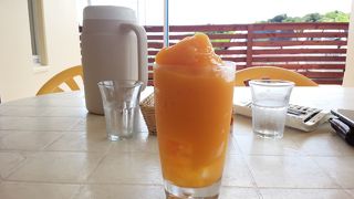 マンゴージュースがすっごい濃厚