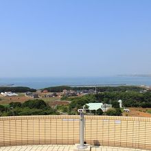 海が一望できます