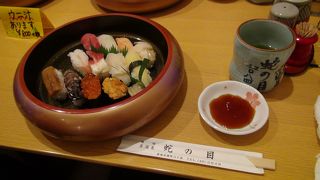 北海道版ミシュランにも掲載されている美味しいお寿司屋さん